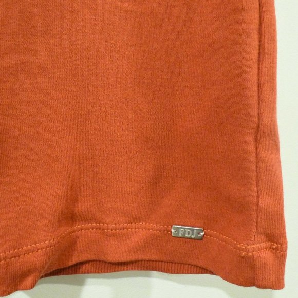 FDJ French Dressing Orange Jeweled Neckline Tank - Picture 5 of 7